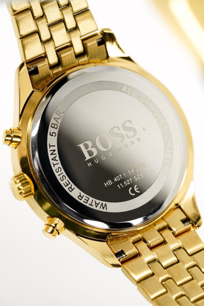 Hugo Boss Men's Watch Associate Yellow Gold Blue - HB1513841 - Image 8